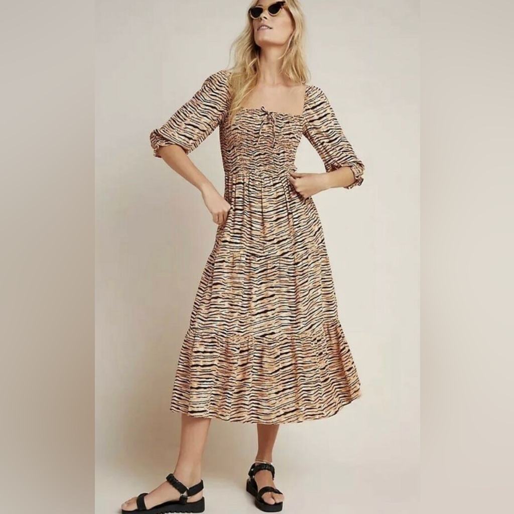 Nwot Faithfull The Brand Tiger Print Maxi